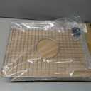 18.2 in. x 13.2 in. Centre Drain Sink Protector with Supersoft Silicone Feet in 304 Grade Stainless Steel