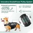 Dog Back Brace for IVDD, Arthritis, Slipped and Herniated Discs Provides Back Support and Pain Relief, Stabilizes Spine for Surgical Recovery and Mobility, Dogs Back Disease Prevention(Black,XL)
