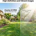 4MP 2K Window Camera, No Glare Thru-Glass Full-Color Night Vision, 2.4GHz & 5GHz WiFi Indoor Cameras for Home Security, Easy Install, Motion Detection, No Monthly Fee, 24/7 Recording