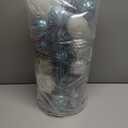 Valery Madelyn Ornaments for Christmas Trees, 35ct Navy Blue and Silver Shatterproof Christmas Tree Decorations, 2.76 Inches Winter Wonderland Hanging Ball Ornaments Bulk for Xmas Holiday Decor