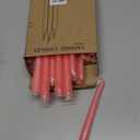 LYOBATH 30 Pack Pink Taper Candles  Taper Candles 10 Inch Dripless, Smokeless & Unscented  8 Hours Long Burning  Ideal for Weddings, Dinner Parties, and Home Decor