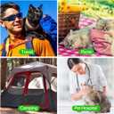 Disposable Cat Food Bowls 50 Pack Paper Cat Bowls 12 Oz/2 Cup Travel Feeding Bowl for Small Dog Kittens Puppies, Wet and Dry Food