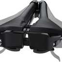 Width Continuously Adjustable Bike Seat - Comfortable & Prostate Friendly Bicycle Saddle for Mountain Bikes, Road Bikes, City Bikes & Exercise Bikes