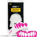 2 Pack Nxtrnd Rush Dual Layer Mouthguard, Custom Fit Sports Mouthpiece for Football, Boxing, MMA, Basketball, Hockey, Lacrosse, Youth & Adult (Pink)