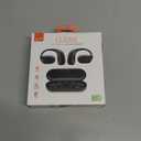 iLive Electronics 16mm Driver Clear Truly Wireless Open Ear Earbuds, Black, IAEBTO34B