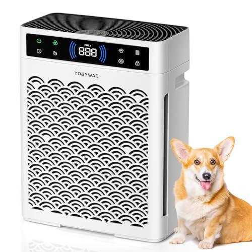 Air Purifiers for Home, Large Room up to 3000 Ft², HEPA Air Purifier for Home Pets with Filter, Air Quality Sensor, Timer, Air Cleaner for Bedroom, Dorm Room, Pet Hair, Office