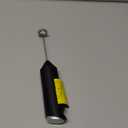 Bonsenkitchen Powerful Milk Frother for Coffee, Fast Handheld Drink Mixer with Stainless Steel Whisk, Battery Operated Hand Frother Stirrer Wand-Black