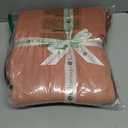 Chanasya Premium Gradual Gradient Ombre Super Soft Acrylic Throw Blanket with Tassels - Warm Cozy Lightweight Fluffy Blanket for Bed Sofa Chair Couch Bed Room Chocolate Blanket (50x65 Inches) Fudge