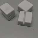 AceOrbit 12 Pieces Mini White Marble Business Card Holders Elegant Table Number Stands Small Sign Display for Weddings Reception Corporate Events or Party Decoration