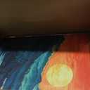 Woodland Mountain Framed Canvas Wall Art Set, Abstract Ridge Wall Painting, Boho Sunset Scenery Wall Decor, Modern Natural Landscape Art Print for Living Room, Bedroom, Office - 20"x40"