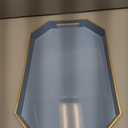 Spsyrine Blue Plastic Serving Tray for Ottoman, Coffee Table, Octagon Decorative Tray for Entertaining, Outdoor, Living Room, Home Decor