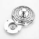 Magnetic Bathtub Drain Stopper, Universal Tub Drain Plug for Tip-Toe & Trip Lever Drains, Quick Magnetic Install, Easy to Remove & Clean, Brass-Plated Bath Tub Stopper