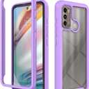 Case for Motorola Moto G60 Case Cover,Anti-Fall and Shock-Absorbing Protective Cover Case for Motorola Moto G60 / Moto G40 Fusion Case Purple