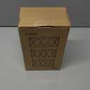 YIGII 3 Pack Adhesive Cabinet Organizer - Wall Mounted Pantry Door Organizer Bin Holder for Tupperware Lid Kitchen Wall Under Sink Basket Slim Space Black Stainless Steel