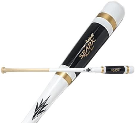 HAKUSOH Spark Fungo Outfield (Ho/Maple) Baseball & Softball Bat Training Wood Bat for Coaches [Made in Japan] (Fungo -Outfield- 38")