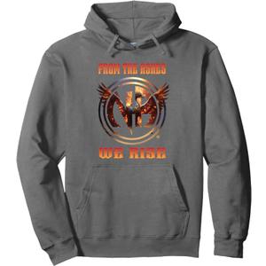 Official Narcotics Anonymous: Phoenix Rising Pullover Hoodie, XL, Grey