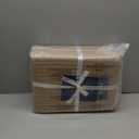 Bedsure Gentlesoft 100% Cotton Blanket Queen Size for Bed - Breathable and Soft, Thick Cozy Waffle Weave Christmas Blanket Gift for Women, Taupe, 90x90 Inches