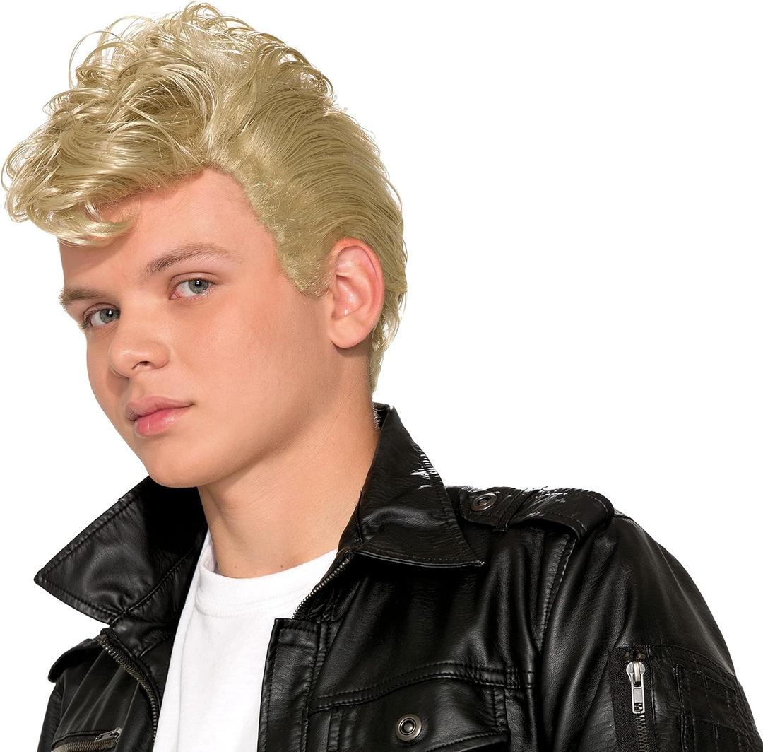 Rubies Adult Forum Novelties 50s Greaser Costume Wig, Blonde for themed parties and Halloween