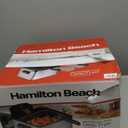 Hamilton Beach Electric Deep Fryer with 3 Baskets and Lid, 4.5 Liters / 19 Cups Oil Capacity, Temperature Control, View Window, Professional Style, 1800 Watts, Stainless Steel (35034)