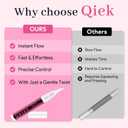 3 x Nail Glue Remover for Press On Nails, 10ml*2pcs Upgraded 2 in 1 Twist & Remove Pen Design Gentle Quick Removal, Semi Solid Nail Glue Adhesive Remover, Not for Gel Polish Base Coat