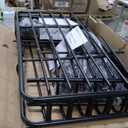 MeeFar Roof Rack Carrier Basket Universal Rooftop 65" X 39" X 6" Large Size Roof Rack + Waterproof Bag 20 Cubic Feet (51" 40" 17"), and Cargo Net with Attachment Hooks, Ratchet Straps