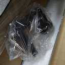 35.43" Black Crystal Bathroom Vanity Light 5-Lights Modern Bathroom Lighting Fixtures Over Mirror, Crystal Wall Light (Black-Square Shade)