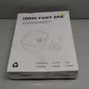 Ionic Foot Bath Detox Machine, Foot Detox Foot Bath Soak Tub with 2 Arrays, 80 Disposable Liners, Detox Sea Salt, Folding Foot Spa Bucket, Home Salon-Level Foot Soaking Tub