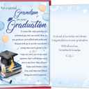 5 x Graduation Card for Grandson, Heartfelt Grandson Graduation Card Gift from Grandma Grandpa, Proud of You Cards for Him
