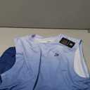 EZRUN Men's Sleeveless Shirt Quick Dry Workout Swim Shirt Gym Muscle Athletic Beach Tank Top Big and Tall (Medium, Navy Gradient)