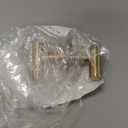 2 Pack Adhesive Brushed Gold Hooks, Heavy Duty Waterproof Stainless Steel Towel Hooks Wall Mounted Stick on Hook for Bathrooms, Kitchen, Office