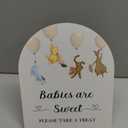Winnie The Pooh Baby Shower Decoration Sign - Classic Pooh Babies are Sweet Please Take A Treat - 9 * 11IN