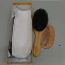 Belula 100% Boar Bristle Hair Brush Set (Medium). Soft Natural Bristles for Thin and Fine Hair. Restore Shine And Texture. Wooden Comb, Travel Bag and Spa Headband Included!