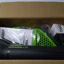 Leaf Blower Cordless, 650CFM Electric Leaf Blowers with 2 x 5.2Ah Batteries and Charger, 3 Speed Modes, 1 x Adjustable Shoulder Strap, Powerful Blowers for Lawn Care, Patio, Dust, Blowing Leaves