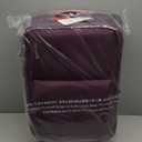 Hanke Softside Expandable 20 Inch Carry On Luggage with Wheels Airline Approved, TSA Luggage Lightweight Rolling Suitcases for Travel Carry On Bag(Purple)