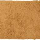 Plush Hotel Bedroom Rectangle Soft Anti- Floor Rug Mat Doormat 80cm x 50cm Khaki 