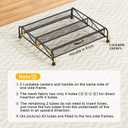 Under Bed Shoe Storage Organizer,1 Pack Shoe storage with Wheels for Shoe Organizer for Closet Drawer Space Saving for Bedroom