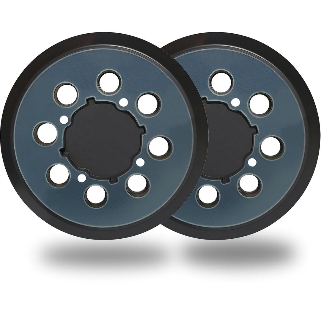 2 Pack 5 Inch 8 Hole Hook and Loop Replacement Sanding Backing Pad Sander Pad for 5" Craftsman CMCW220B & CMEW231 Random Orbit Sander
