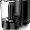 BLACK+DECKER, Improved Assembly, HC300B FreshPrep 3-Cup Electric Food Chopper, capacity, 5"L x 6.5"W x 7"H