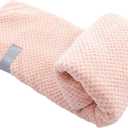 Mobestech Coral Fleece Hair Drying Towel Turban Large Water Absorbent Quick Dry Cap for Wet Hair Bath Shower Use Pink