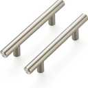 20 Pack Cabinet Handles with 3 Inch (76mm) Hole Center Brushed Nickel Cabinet Pulls Stainless Steel Drawer Pulls, Kitchen Knobs for Dresser Drawer, 5 Inch Overall Length