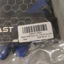 BEAST RAGE Soccer Goalkeeper Gloves for Kids Boys Youth,Soccer Goalie Gloves 4MM Anti-Slip Latex Palm Double Wrist Support,All Weather Football Gloves (Size 4 Suitable for 6-9 Years Old, Blue)