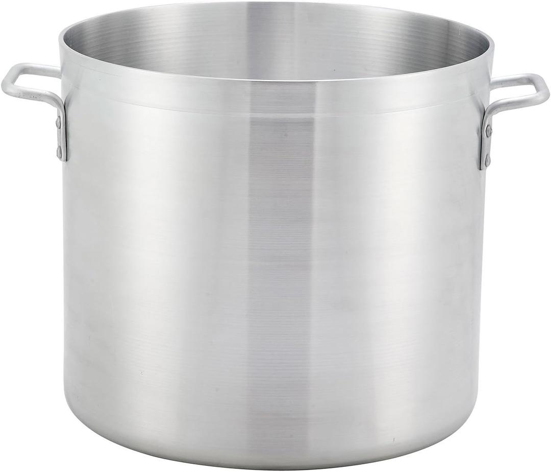 Winco Heavy-Duty Aluminum Stock Pot, 4mm, 100 Quart