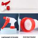 5 Pack Spray Nozzle for Bottles Universal Replacement Nozzle Heavy Duty Sprayer Trigger Head With Tube for Household Cleaning Car Detailing