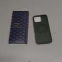 Magnetic for iPhone 16 Pro Max Case with Ring Stand, [10 FT Drop Protection] [Velvety Touch] Slim Translucent Matte Back Shockproof Phone Case for iPhone 16 Pro Max 6.9'', Midnight Green