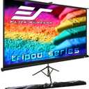 Elite Screens Tripod Series, 72-INCH 16:9, Indoor Outdoor Projector Screen, 8K / 4K Ultra HD 3D Ready, US Based Company, T72UWH, Black