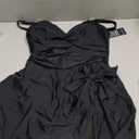 Blooming Jelly Womens One Piece Swimsuit Tummy Control Bathing Suit Gold Metal Tie Knot 2025 Swim Dress Size M, Black
