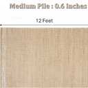 9x12 feet Jute & Wool Mini Check Area Rug with 4-Inch Border Handwoven mini Check Pattern – Living Room, Dining & Bedroom Rug, Neutral Indoor Natural Farmhouse Décor (9' x 12')
