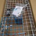 Florida Medium Blue Crab Trap – 24 x 14 x 11 Crab Pot for Recreational Crabbing – Two-Throat Entry Fishing Trap – PVC Coated Wire Saltwater Crab Trap
