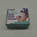 Child Safety Door Knob Cover (4 Pack) Hard-to-Remove Dual-Lock Door Handle Covers for Kids - Reusable Baby Proof Door Knob Locks - Installs Easily, No Tools Needed (White)