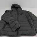 Levi's mens Water Resistant Performance Stretch Hooded Puffer Jacket (Large, Olive)